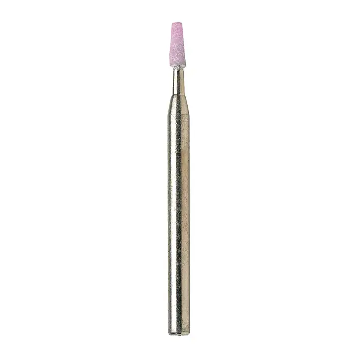 Direct From Factory TTC 53-501-098 B Point Shape 1/8" Shank Aluminum Oxide Vitrified Mounted Stone Wheel - B Point Shape