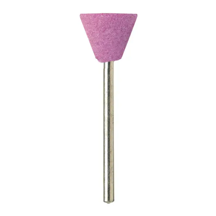 Super Sale TTC 53-501-102 B Point Shape 1/8" Shank Aluminum Oxide Vitrified Mounted Stone Wheel - B Point Shape