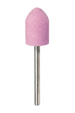 Best Choice TTC PRODUCTION USA MADE B42-GB-6546 B Point Shape 1/8" Shank Aluminum Oxide Vitrified Mounted Stone Wheel - B Point Shape