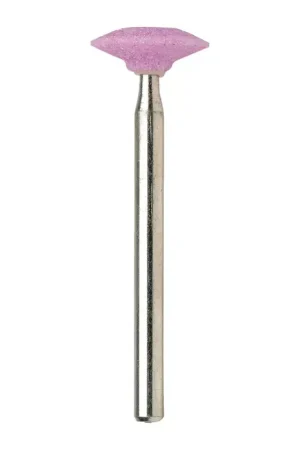 Budget TTC PRODUCTION USA MADE 53-504-072 B Point Shape 1/8" Shank Aluminum Oxide Vitrified Mounted Stone Wheel - B Point Shape