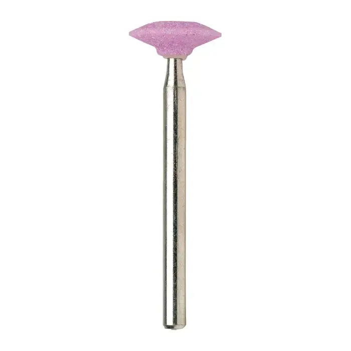 Budget TTC PRODUCTION USA MADE 53-504-072 B Point Shape 1/8" Shank Aluminum Oxide Vitrified Mounted Stone Wheel - B Point Shape