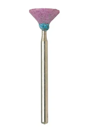 TTC PRODUCTION USA MADE 53-504-082 B Point Shape 1/8" Shank Aluminum Oxide Vitrified Mounted Stone Wheel - B Point Shape Same Day Shipping