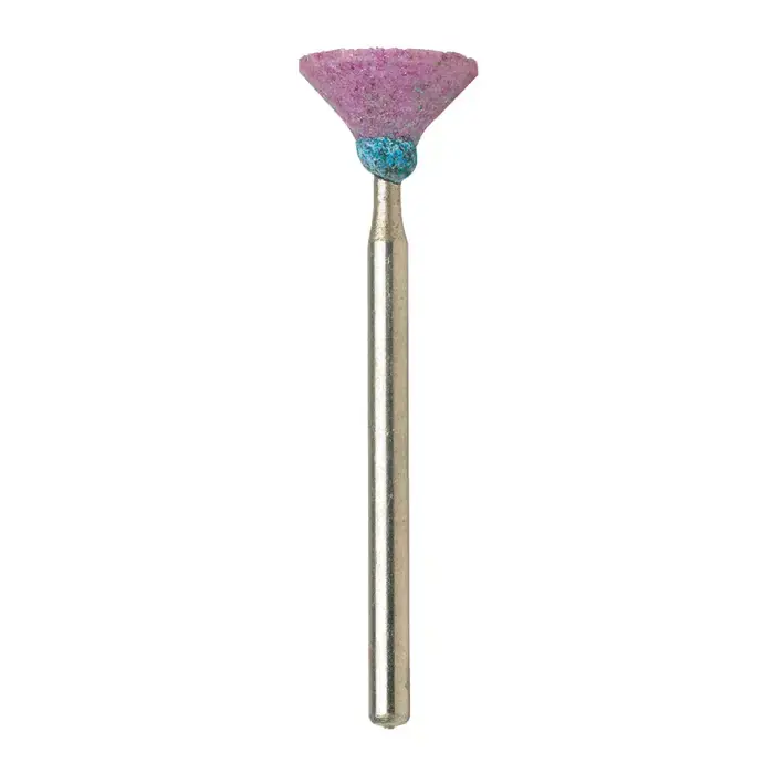 TTC PRODUCTION USA MADE 53-504-082 B Point Shape 1/8" Shank Aluminum Oxide Vitrified Mounted Stone Wheel - B Point Shape Same Day Shipping