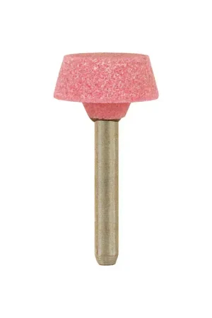 TTC PRODUCTION USA MADE 53-504-035 A Point Shape 1/4" Shank Aluminum Oxide Vitrified Mounted Stone Wheel - A Point Shape Time-Limited