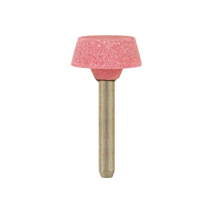 TTC PRODUCTION USA MADE 53-504-035 A Point Shape 1/4" Shank Aluminum Oxide Vitrified Mounted Stone Wheel - A Point Shape Time-Limited
