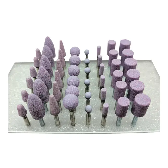 Big Sale GRIER ABRASIVES KIT-38499 B, W Point Shape 1/8" Shank Aluminum Oxide Vitrified Mounted Stone Wheel - B, W Point Shape
