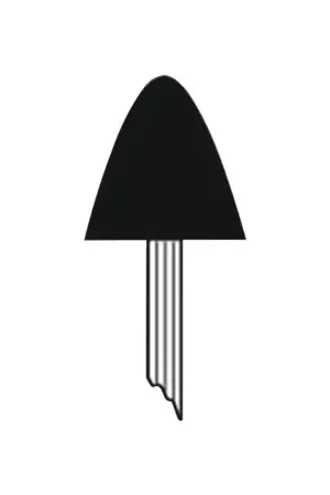 GRIER ABRASIVES B41-GB-6849 B Point Shape 1/8" Shank Aluminum Oxide Vitrified Mounted Stone Wheel - B Point Shape Buy Direct