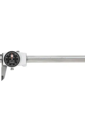 TESA Brown & Sharpe 599-579-5 Dial Caliper, 0 - 6" Range, Black Face Clearance