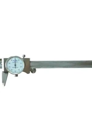 ELITE PRECISION E06IC Dial Caliper, 0 - 6" Range, White Face Brand New