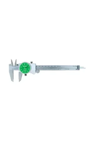MITUTOYO 505-742-53J 0 - 6" Range, Green Face Dial Caliper Next Day Delivery