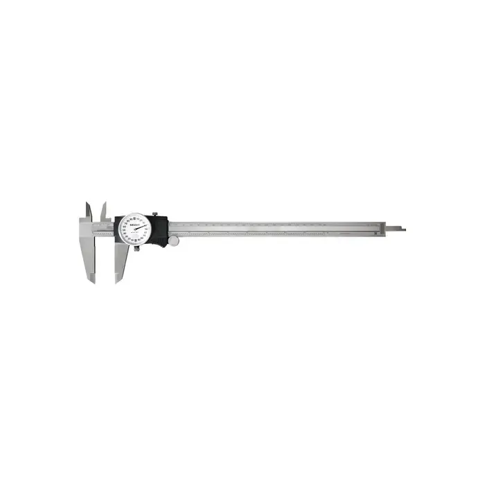 MITUTOYO 505-749 Dial Caliper, 0 - 12" Range, White Face Trending