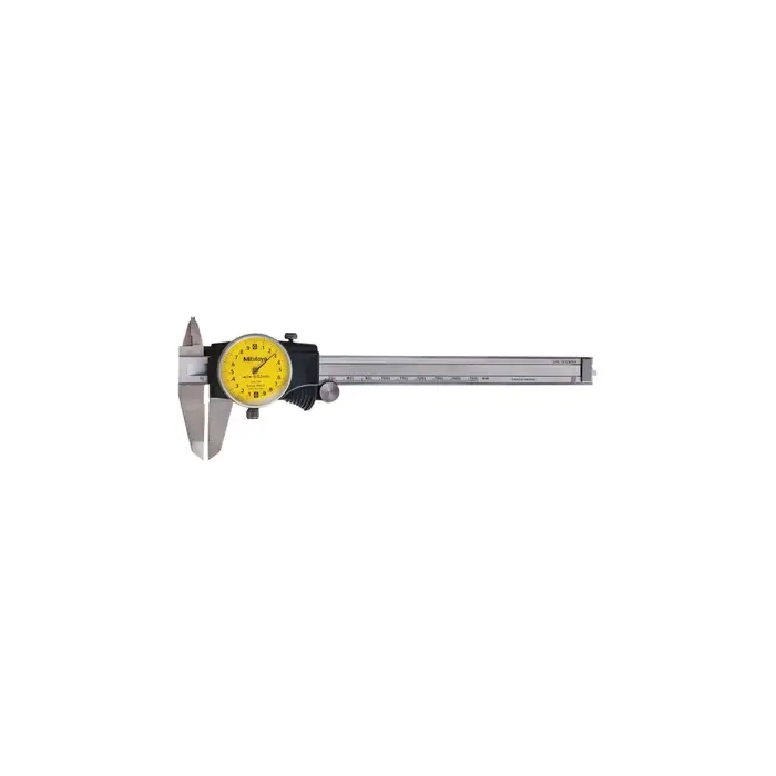 MITUTOYO 505-730 Dial Caliper, 0 - 150mm Range, White Face Buy Online