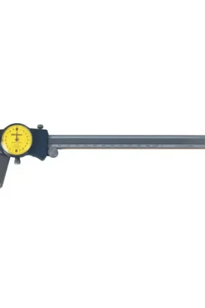 Popular MITUTOYO 505-731 0 - 200mm Range, Yellow Face Dial Caliper