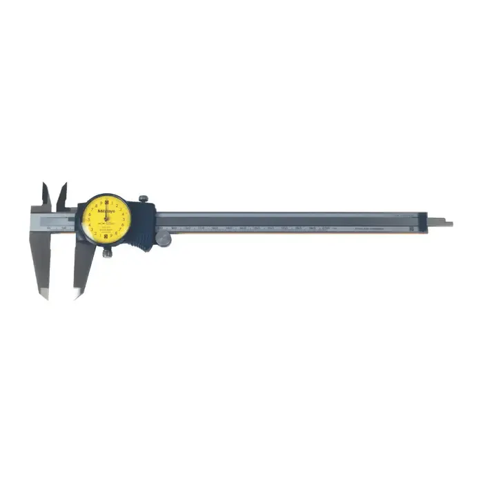 Popular MITUTOYO 505-731 0 - 200mm Range, Yellow Face Dial Caliper