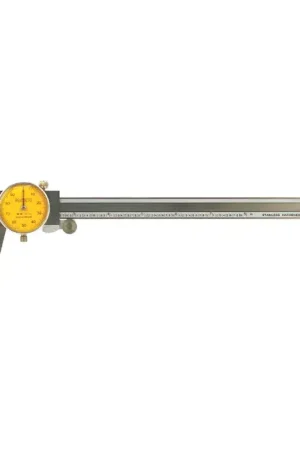 ASIMETO 303-08-1 Dial Caliper, 0 - 8" Range, Yellow Face Seasonal Sale