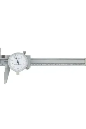 TTC TDC-4 Dial Caliper, 0 - 4" Range, White Face Price Cut