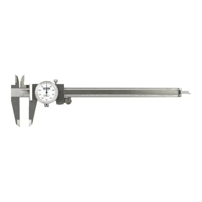 Weekend Sale FOWLER 52-008-708-0 Dial Caliper, 0 - 8" Range, White Face