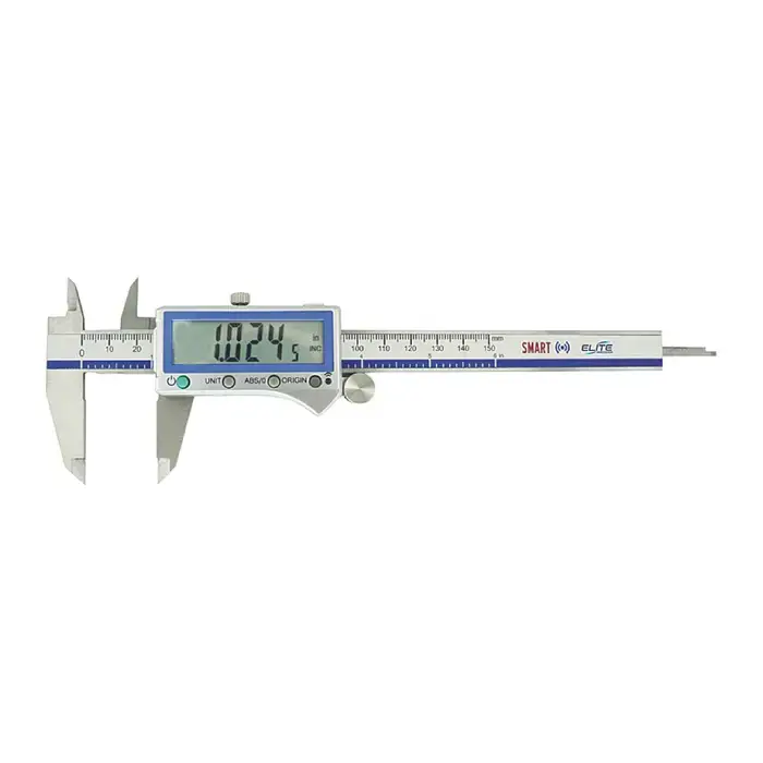 ELITE PRECISION E06.54EC Electronic Digital Caliper, 0 - 6" (0 - 150mm) Range, .0005" (.01mm) Resolution Latest