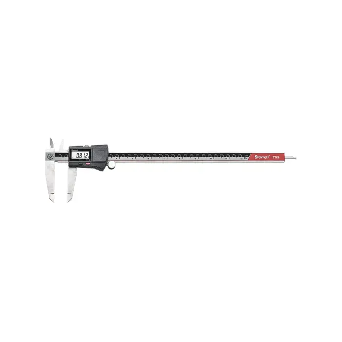 Best Seller STARRETT EC799A-12/300 Electronic Digital Caliper, 0 - 12" (0 - 300mm) Range, .0005" (.01mm) Resolution