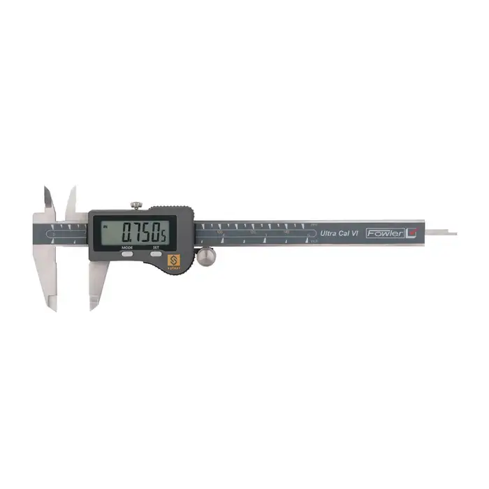 FOWLER 54-100-178-0 Electronic Digital Caliper, 0 - 8" (0 - 200mm) Range, .0005" (.01mm) Resolution Premium