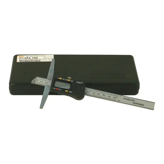 T&O TEDC-6 0 - 6" (150mm) Range, 3.93" Base Length, ±.0015" Accuracy Electronic Digital Depth Gage Limited Offer