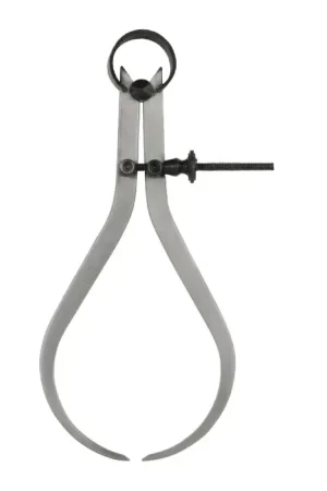 PEC 8300-006 Outside Type, 6" (150mm) Size, Solid Nut Nut Type Drafting Caliper Crafted