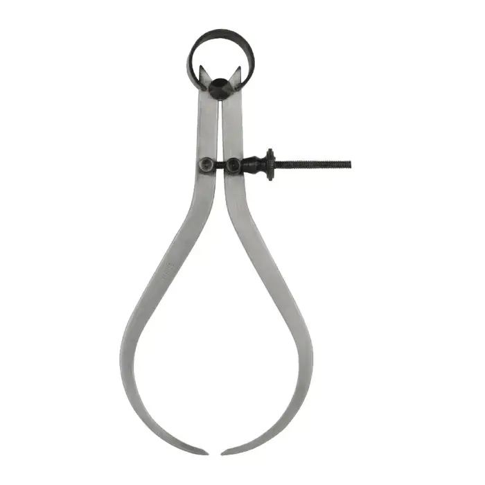 PEC 8300-006 Outside Type, 6" (150mm) Size, Solid Nut Nut Type Drafting Caliper Crafted