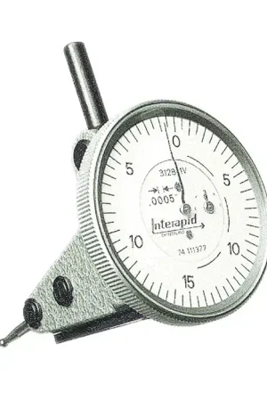 INTERAPID 312B-20V 0 - 0.060" Range, 0-15-0 Reading Dial Test Indicator Markdown