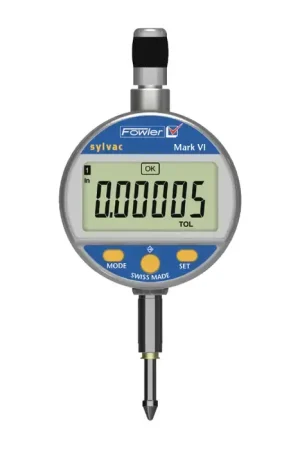 Hot Deal FOWLER 54-530-215-0 0 - 6" (0 - 150mm) Range, .00005" (.001mm) Resolution Digital Drop Indicator