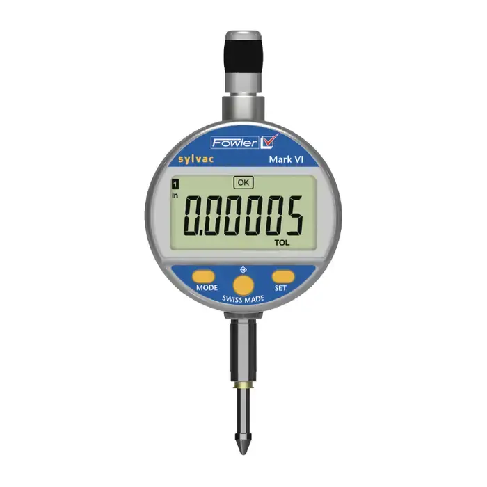 Hot Deal FOWLER 54-530-215-0 0 - 6" (0 - 150mm) Range, .00005" (.001mm) Resolution Digital Drop Indicator