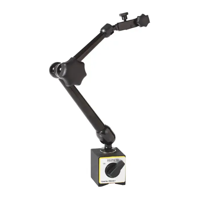 ASIMETO 602-03-1 Articulating Magnetic Indicator Holder, Holds 3/8", 8mm, dovetail & lug back, Yes Adjustment Holiday Sale
