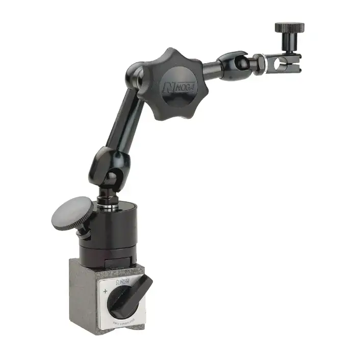 Free Returns NOGA NF1024 Articulating Magnetic Indicator Holder, Holds 3/8", Bottom Adjustment