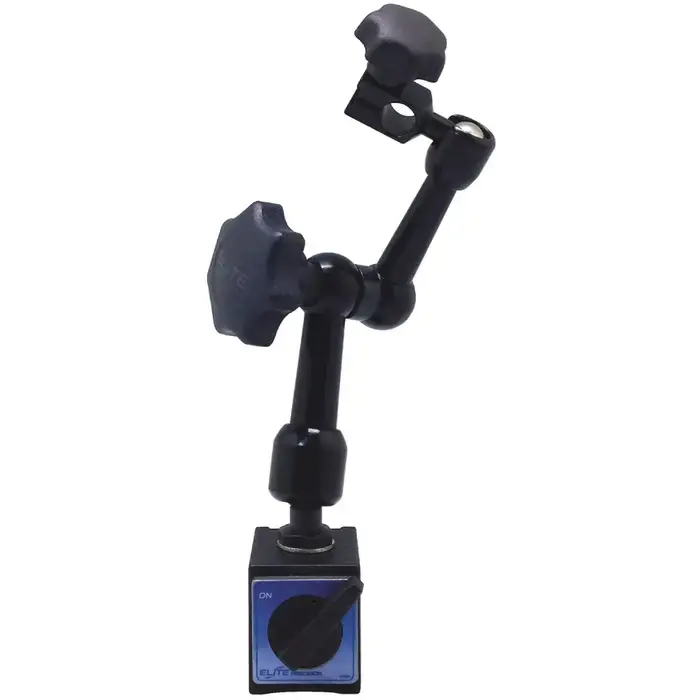 Clearance ELITE PRECISION EMB2020 Articulating Magnetic Indicator Holder, Holds 3/8" & dovetail, No Adjustment