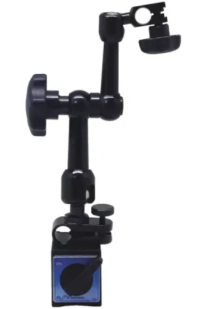 ELITE PRECISION EMB2020F Articulating Magnetic Indicator Holder, Holds 3/8" & dovetail, Bottom Adjustment Factory Price