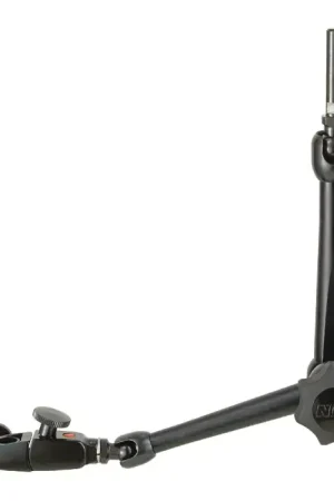 Hot Deal NOGA DG1022 Holds 6mm, 8mm, 3/8", dovetail and backlug, 3.98" Top Arm Length, 4.33" Bottom Arm Length Machine Mountable Indicator Holder