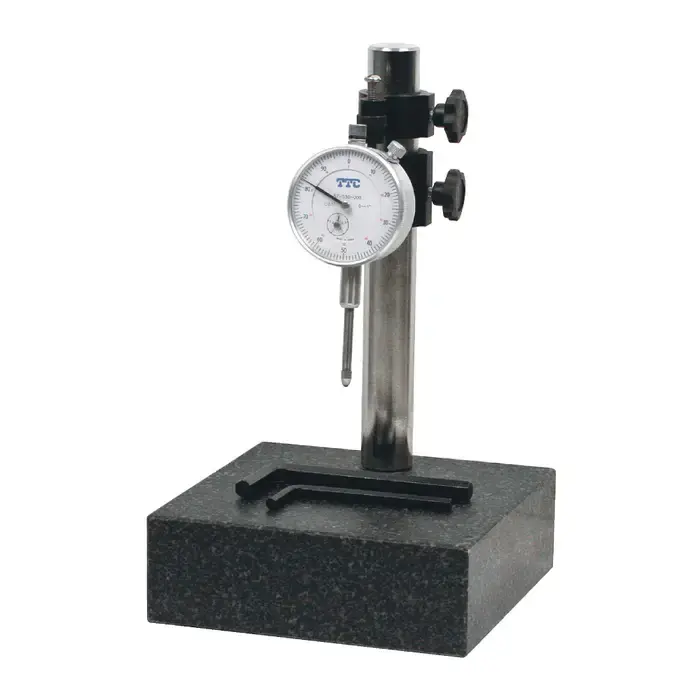 Price Cut TTC G3-PDI-C2 Granite Gage Stand & 1" White Face Dial Indicator Includes, 6" x 6" x 2" Size Inspection Set