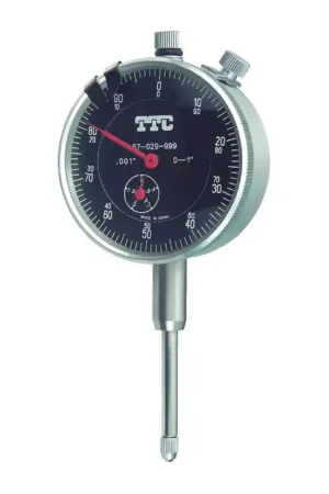 TTC PDI-B2 0 - 1" Range, 0-100 Reading Dial Drop Indicator Premium