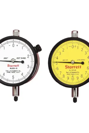STARRETT 655-141J 0 - .250" Range, 0-50-0 Reading Dial Drop Indicator Limited Time