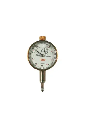 T&O TM05 0 - 5mm Range, 0-100 Reading Dial Drop Indicator Genuine