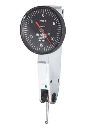 New Release TESA Brown & Sharpe 599-7024-3 0 - 0.008" Range, 0-4-0 Reading Dial Test Indicator