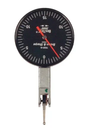 Fast Shipping TESA Brown & Sharpe 599-7031-5 0 - 0.030" Range, 0-15-0 Reading Dial Test Indicator