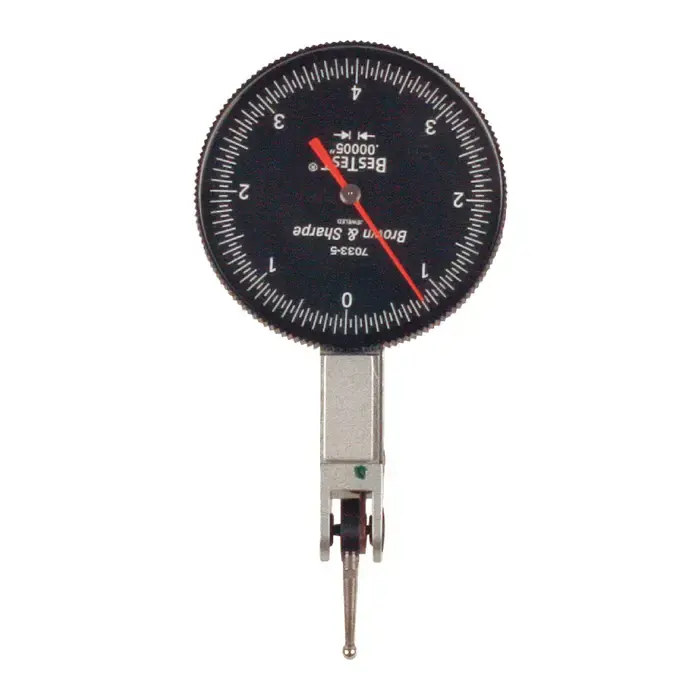 Limited Offer TESA Brown & Sharpe 599-7033-5 0 - 0.008" Range, 0-4-0 Reading Dial Test Indicator