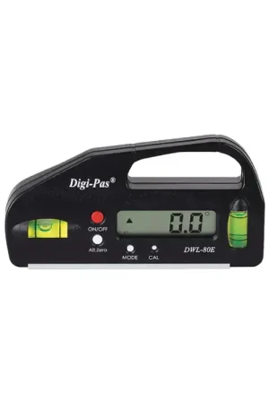 DIGI-PAS DWL-80E 0° - ±90°; 4° - ±90° (360±15°) Range, 0.1° Resolution, Electronic Level Fresh Stock