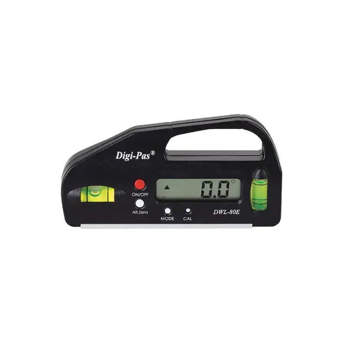 DIGI-PAS DWL-80E 0° - ±90°; 4° - ±90° (360±15°) Range, 0.1° Resolution, Electronic Level Fresh Stock