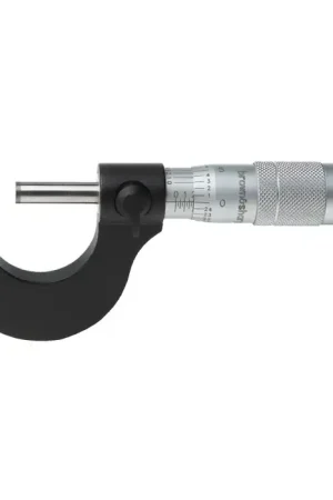 TESA Brown & Sharpe 00180070 0 - 1" Range, .0001" Graduation Flat End Spindle Outside Micrometer Best Seller