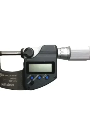 MITUTOYO 293-344-32 0 - 1" (0 - 25mm) Range, .0001" Graduation Flat End Spindle Outside Micrometer Must Have