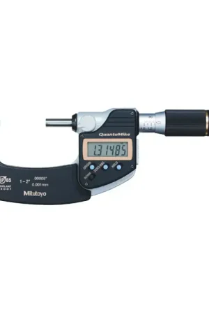 Buy Online MITUTOYO 293-186-30 1 - 2" (25 - 50mm) Range, .0001" Graduation Flat End Spindle Outside Micrometer