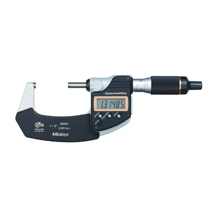Buy Online MITUTOYO 293-186-30 1 - 2" (25 - 50mm) Range, .0001" Graduation Flat End Spindle Outside Micrometer