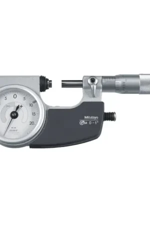 MITUTOYO 510-131 0 - 1" Range, .00005" Graduation Indicating Type Outside Micrometer While Supplies Last