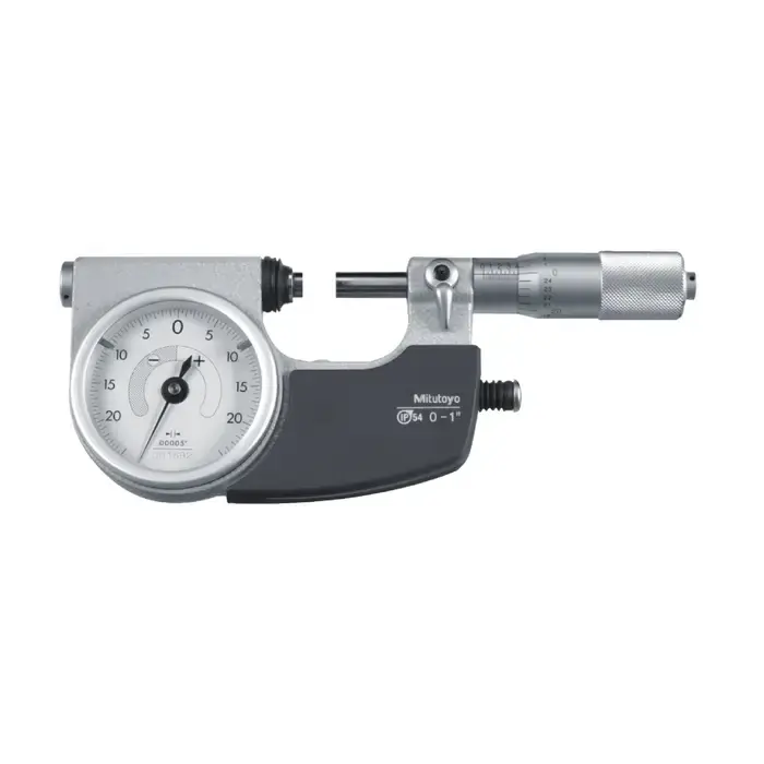 MITUTOYO 510-131 0 - 1" Range, .00005" Graduation Indicating Type Outside Micrometer While Supplies Last